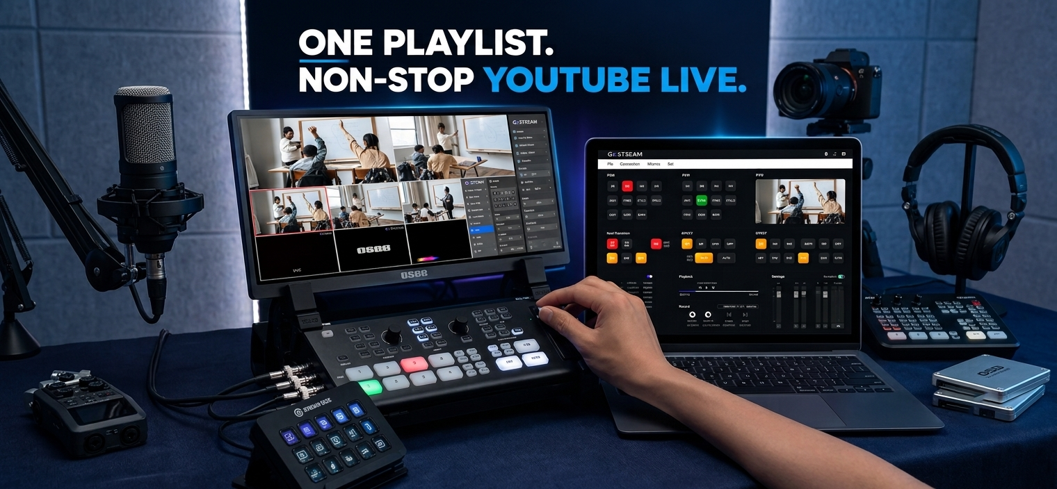How to Broadcast Multiple Pre-Recorded Videos Hands-Free