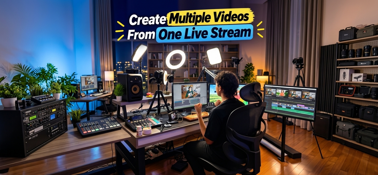 How to Create Multiple Highlight Videos from a Single YouTube Live Stream.