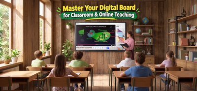 Digital Board for Classroom Online Teaching.
