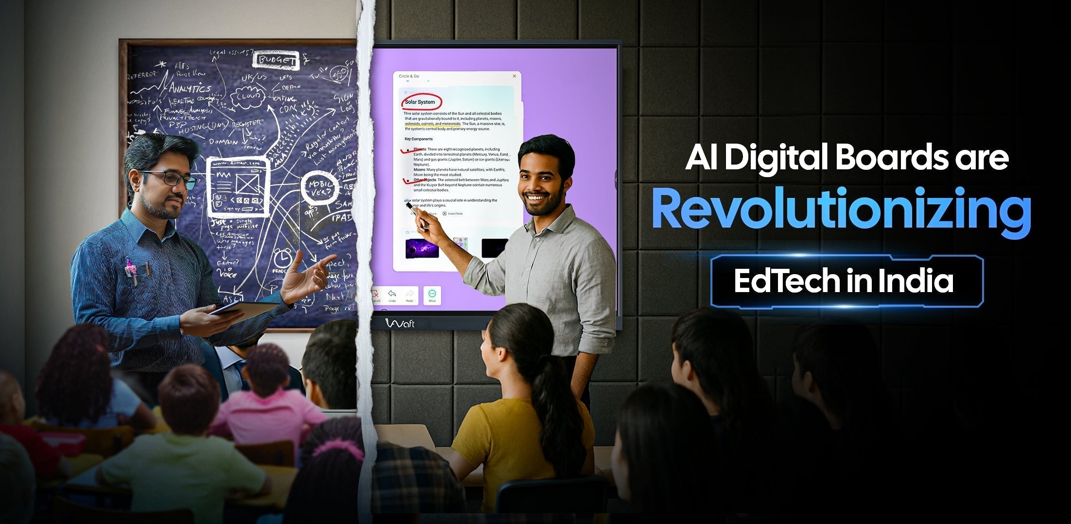 Board Digitalization AI Digital Boards in India | Revolutionizing Classrooms with Smart ...