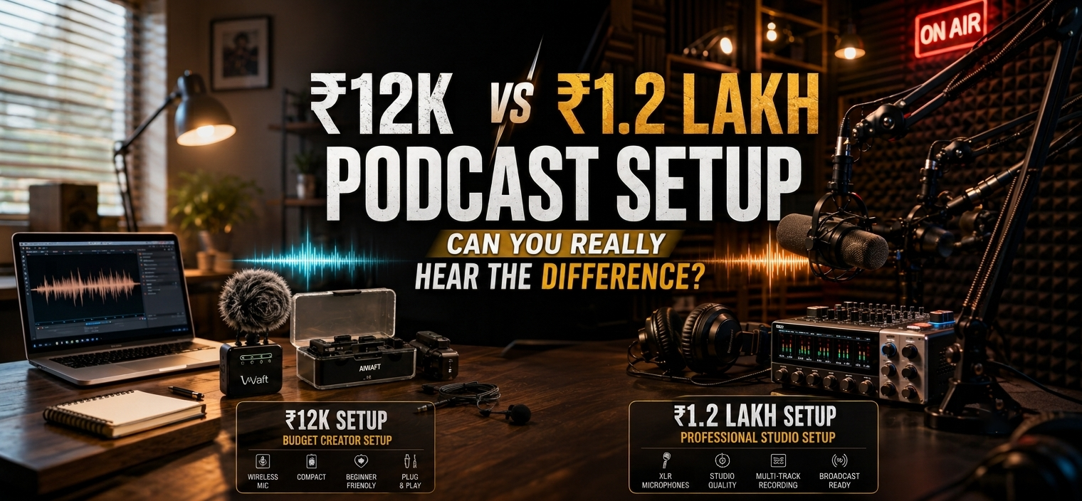 Budget vs. Pro Podcast Audio Setup