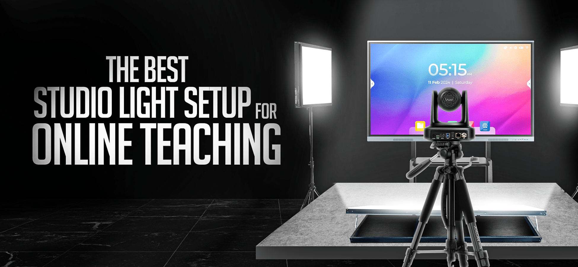The Best Studio Light Setup For Online Teaching – Edusquadz