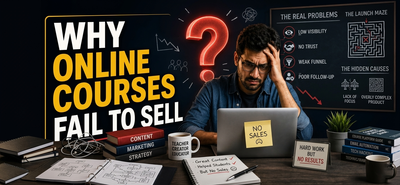 Why 95% of Teachers and Creators Fail to Sell Online Courses