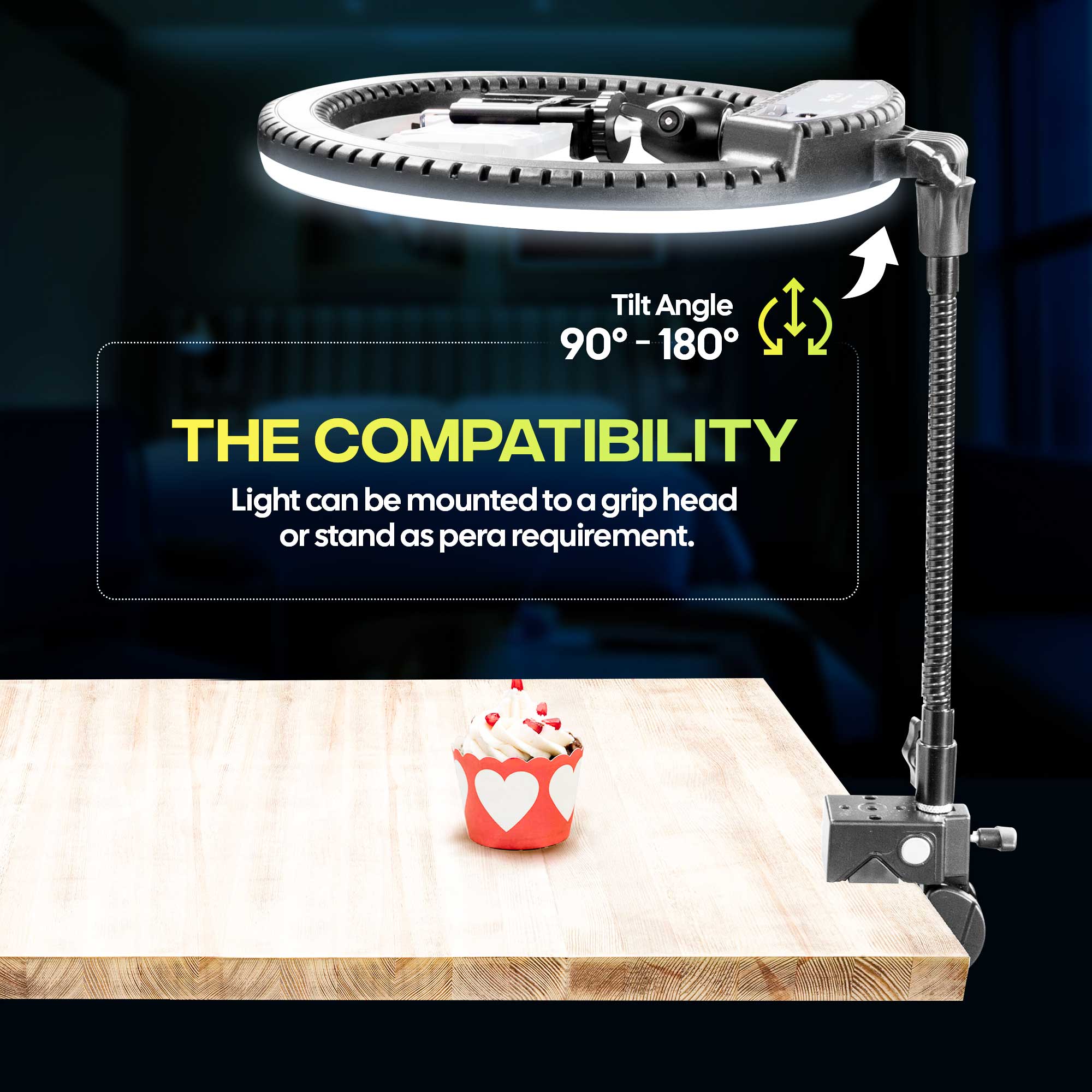 18 inch ring light hardware the compatibility