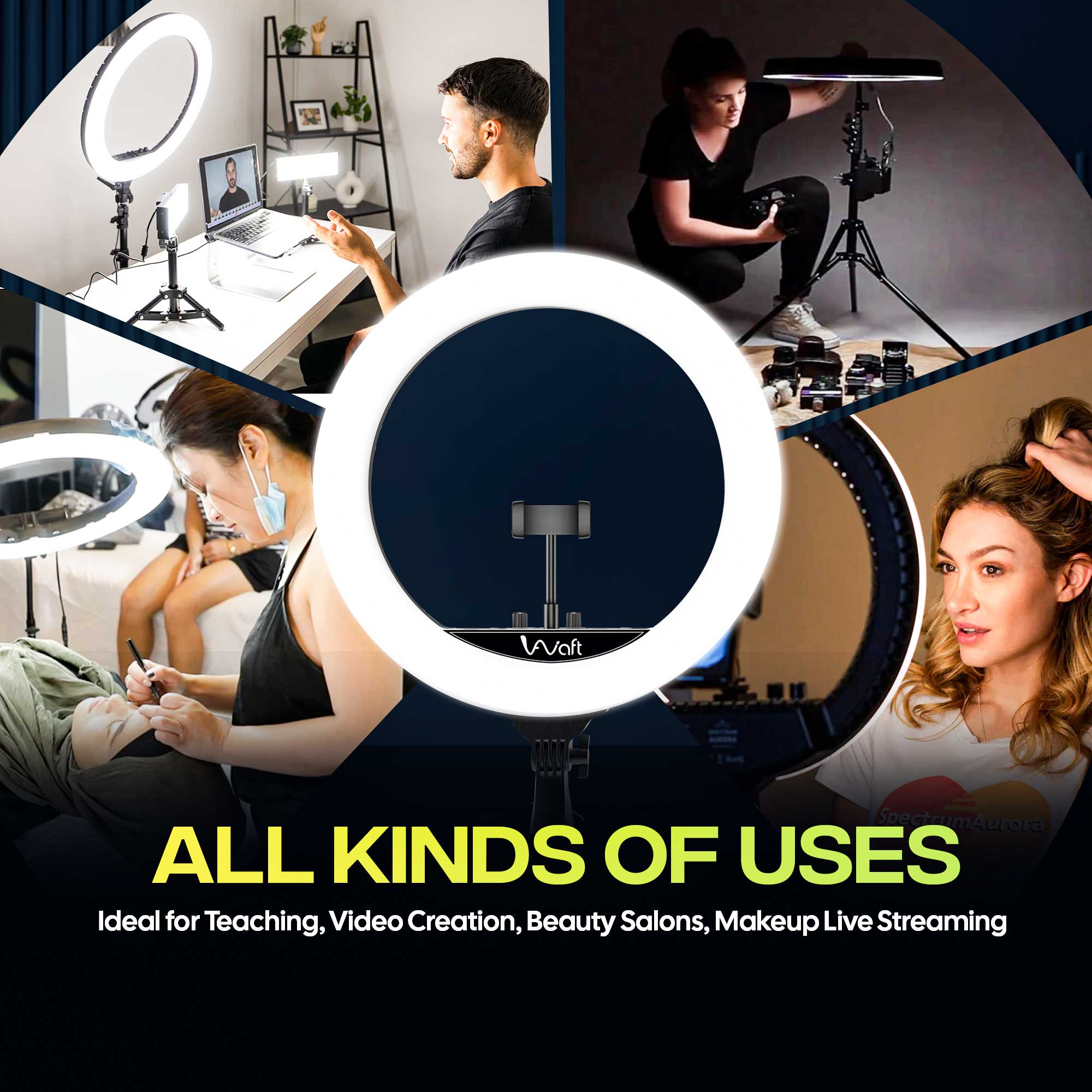 18 inch ring light hardware all kinds of uses