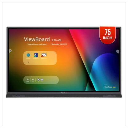 ViewSonic Interactive ViewBoard | 75" Digital ViewBoard |  20-point touch | 4K ultra HD