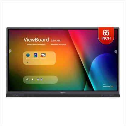 ViewSonic Interactive Flat Panel | 65" 4K Touch Enabled Viewboard | 65 Inch Interactive Display