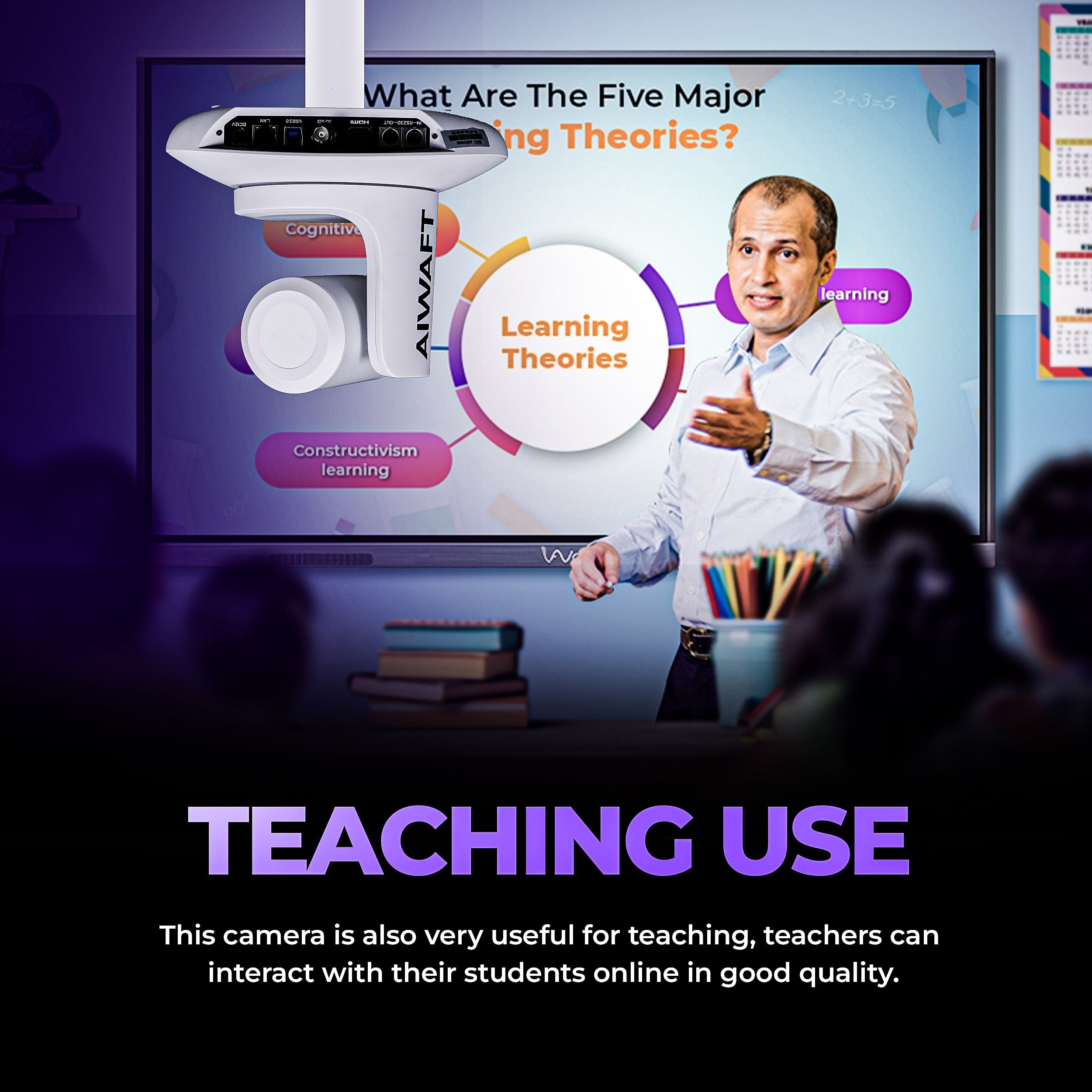 AIWaft 4K PTZ Camera Pro (white)