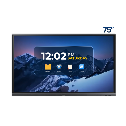 MaxHub Interactive Flat Panel 75" | With OPS | 3840 x 2160 | Best for Online Teaching | 4K Display | E2 Series