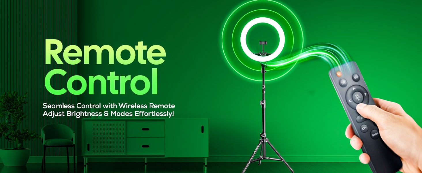 AIWaft 13 inch ring light remote control