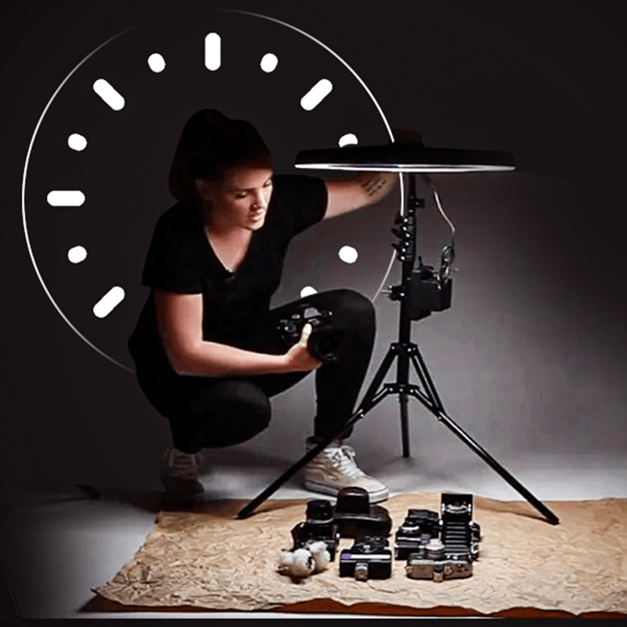 AIWaft 13-inch ring light sturdy build phone