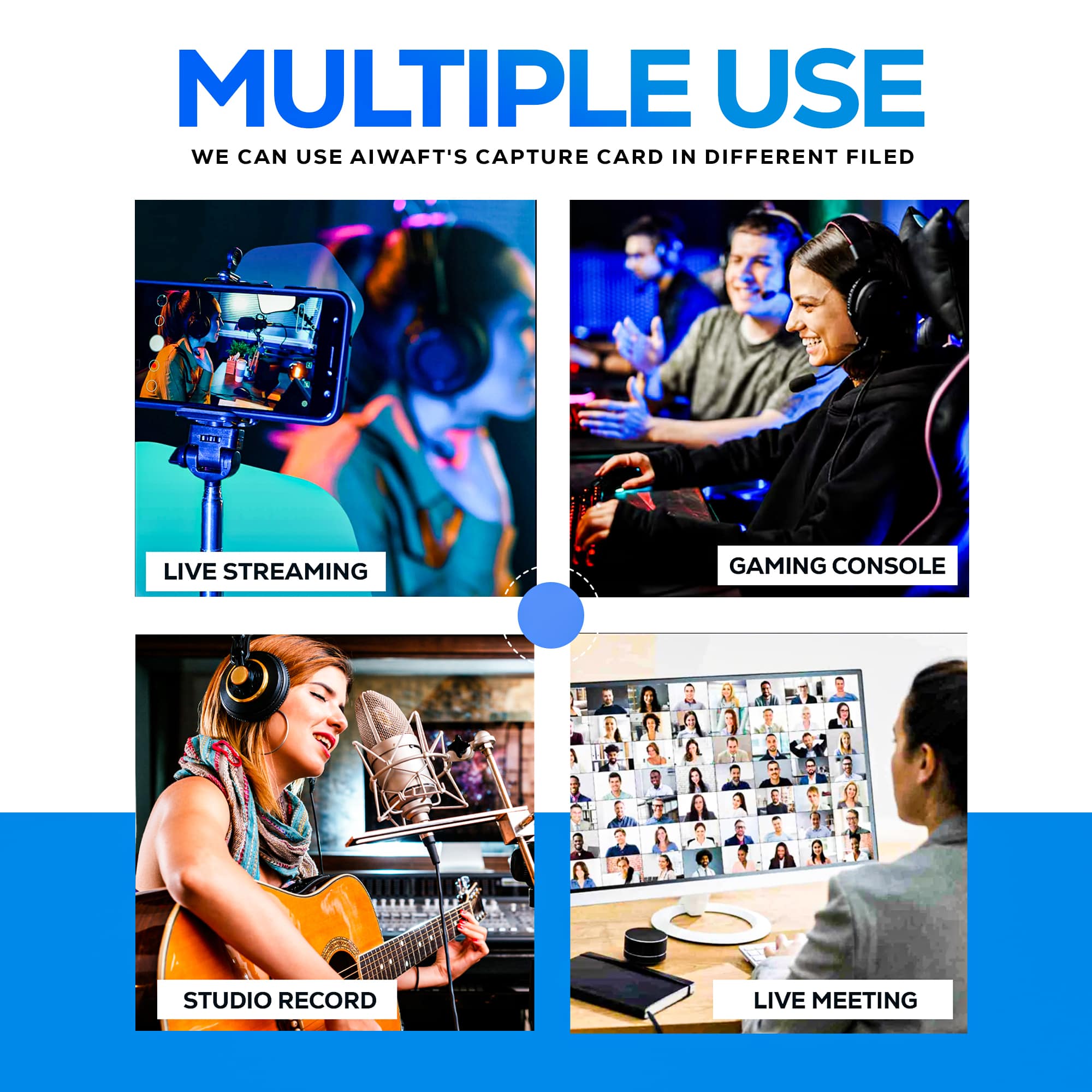 AIWaft Capture card multiple uses