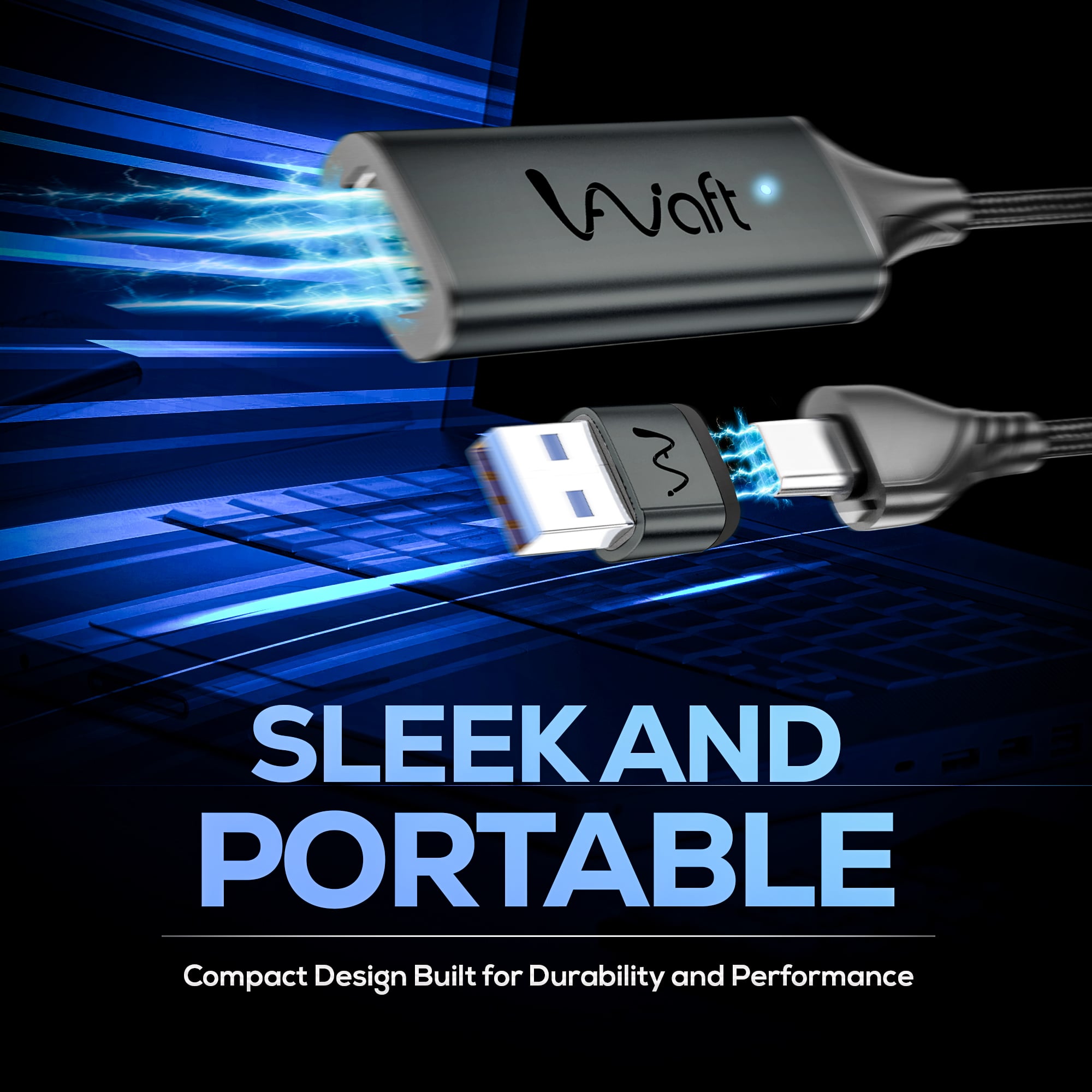 AIWaft Capture card sleek and portable