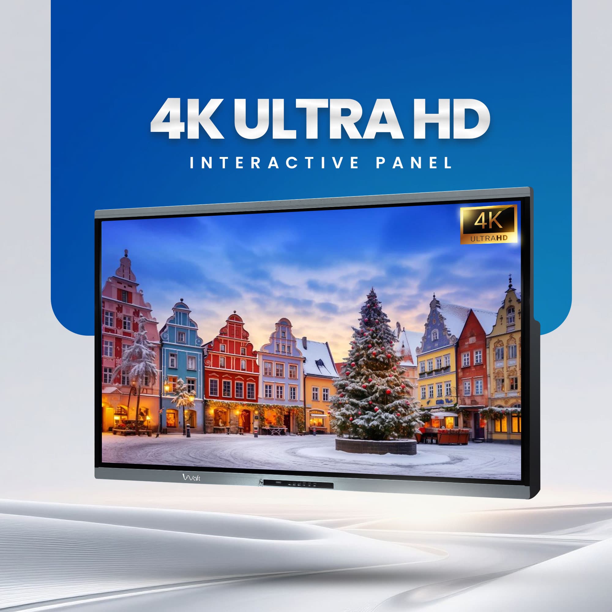 AIWaft Edupro digital board 4k ultra hd