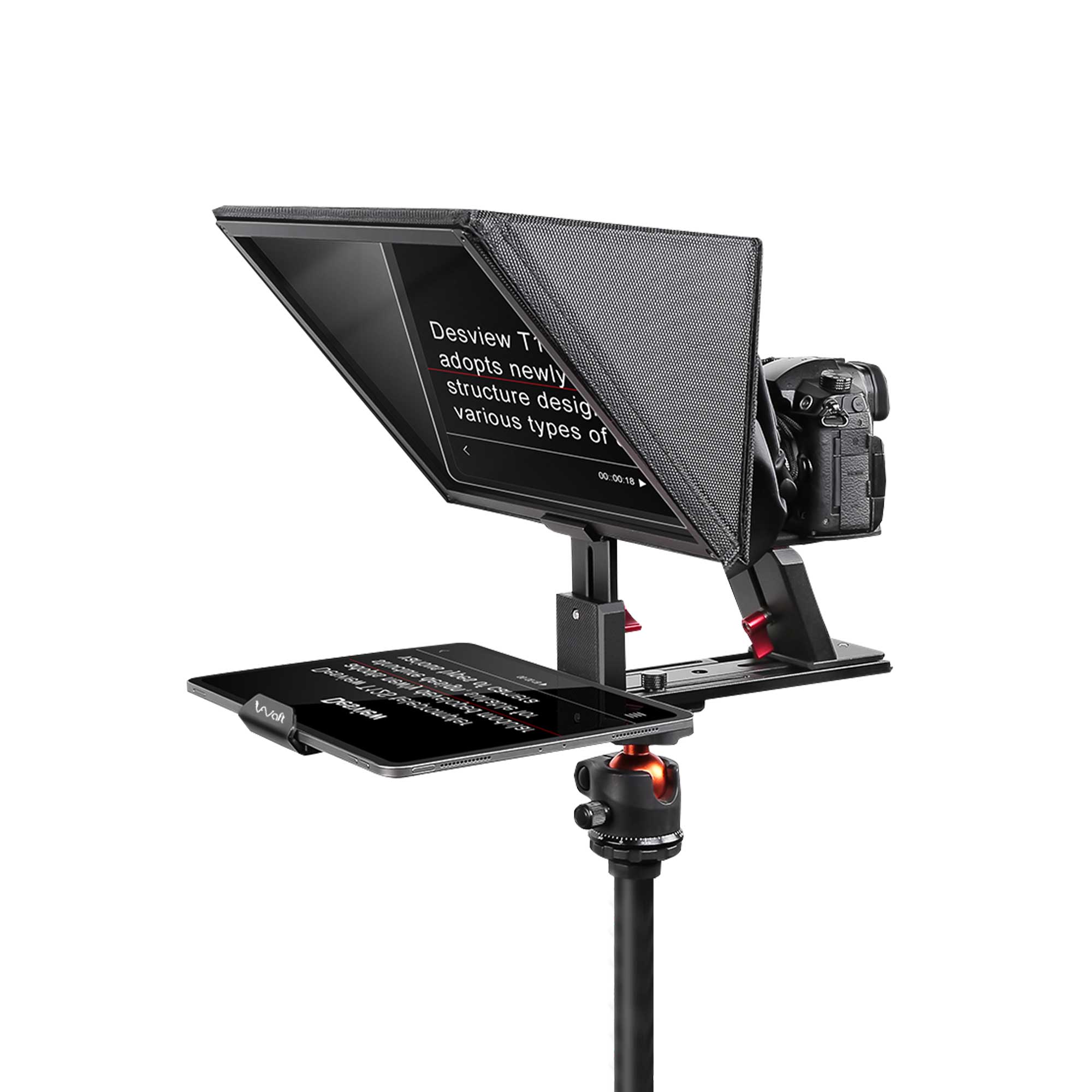 Aiwaft All Metal Teleprompter front view