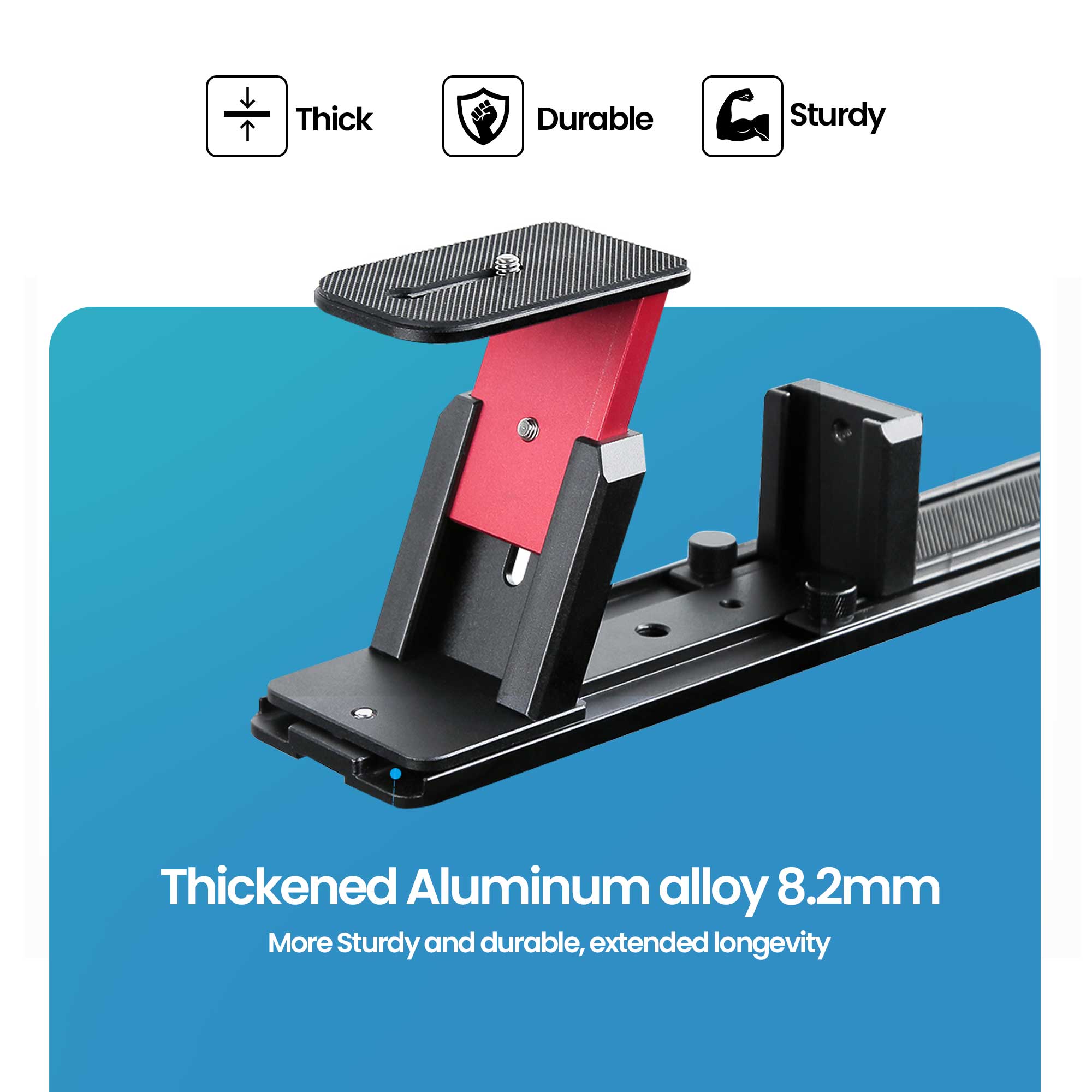 Aiwaft All Metal Teleprompter thickend aluminum alloy 8.2mm