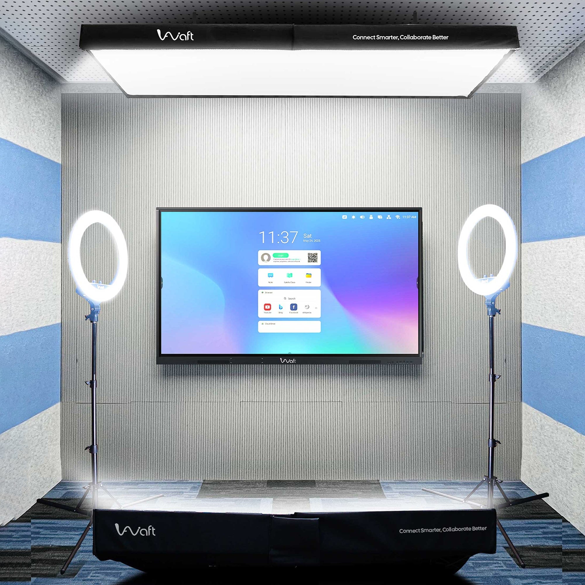 Diamond solution - AIWaft LED Fabric Light & Ring Light