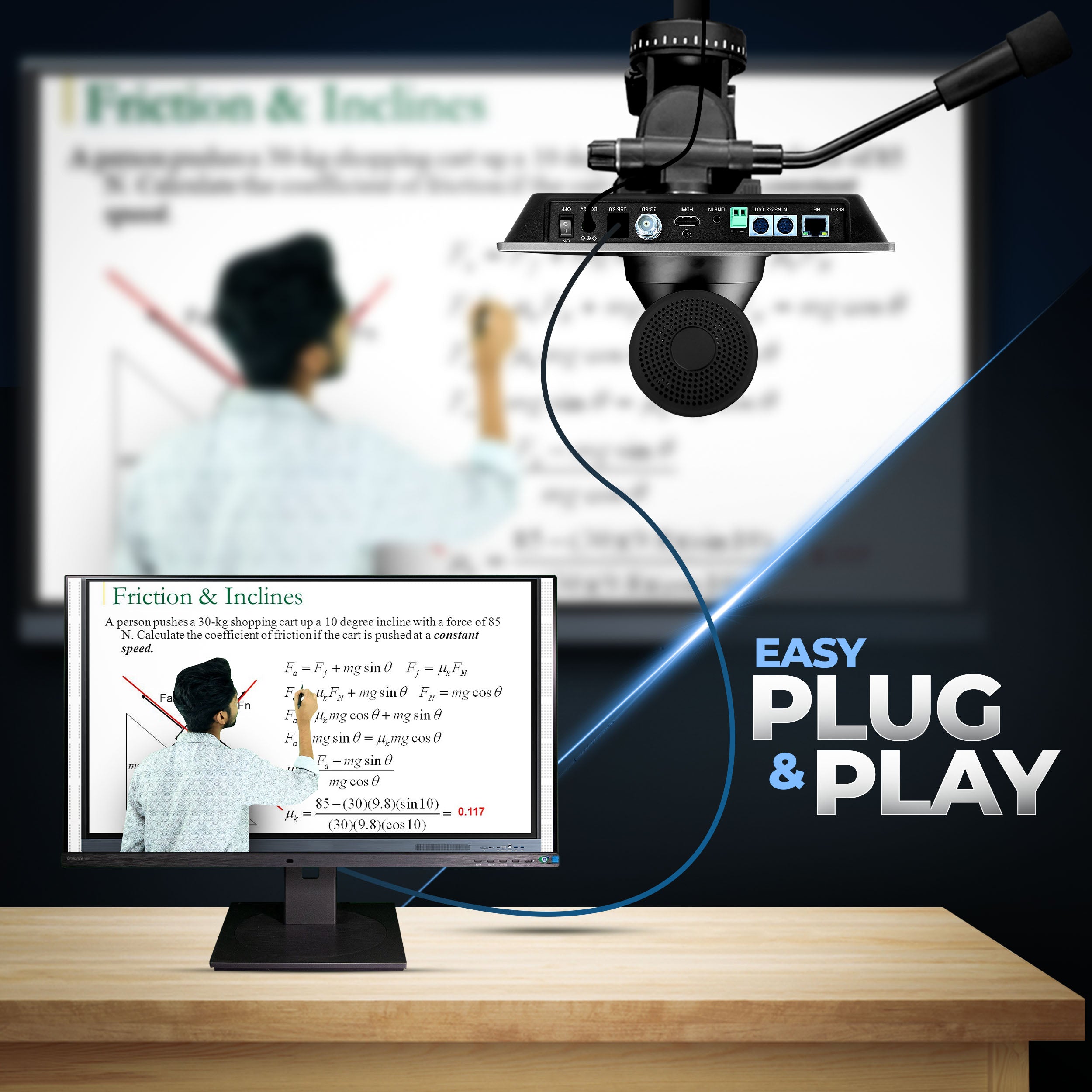 Evota 4K PTZ Camera 12X Optical Zoom