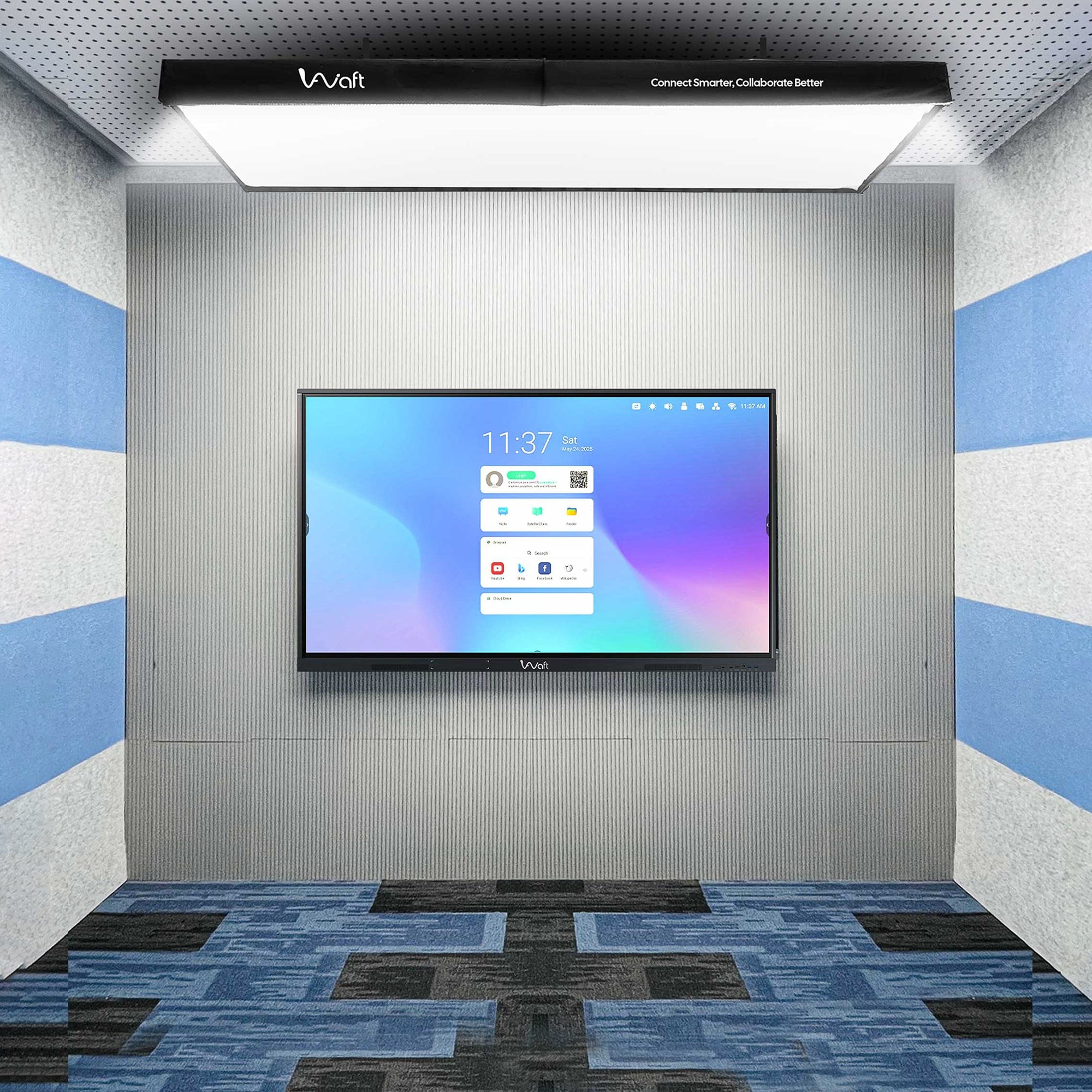 Atif Led AIWaft Studio Light | Silver solution for Creators & Shoots – Edusquadz
