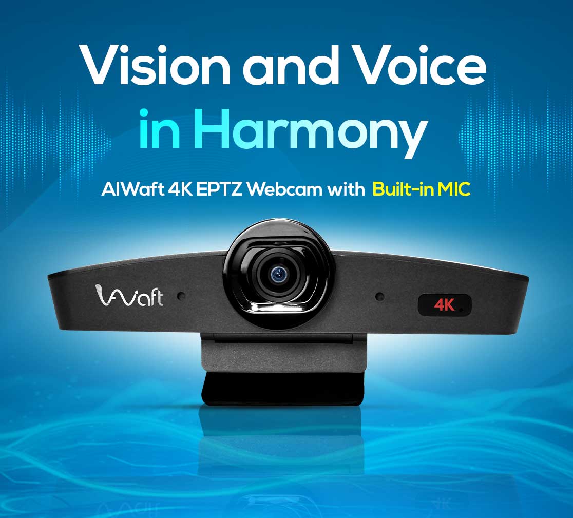 aiwaft 4k eptz webcam vision and voice in harmony