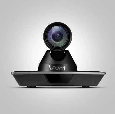 AIWaft 4K PTZ Camera front view, 12X Zoom, 4K@60fps, for broadcasting and live events