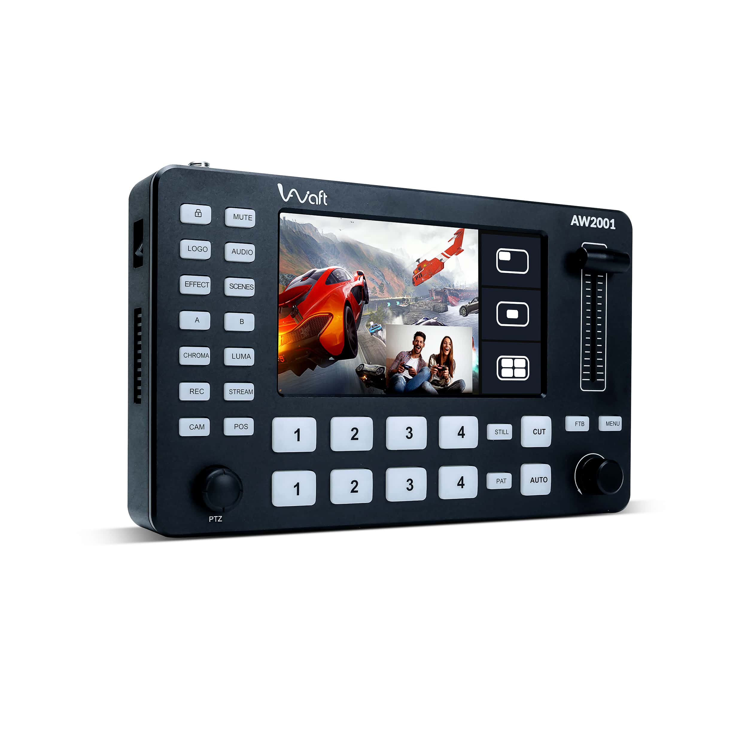 AIWaft C1 4-Channel HDMI Video Mixer front view with controls