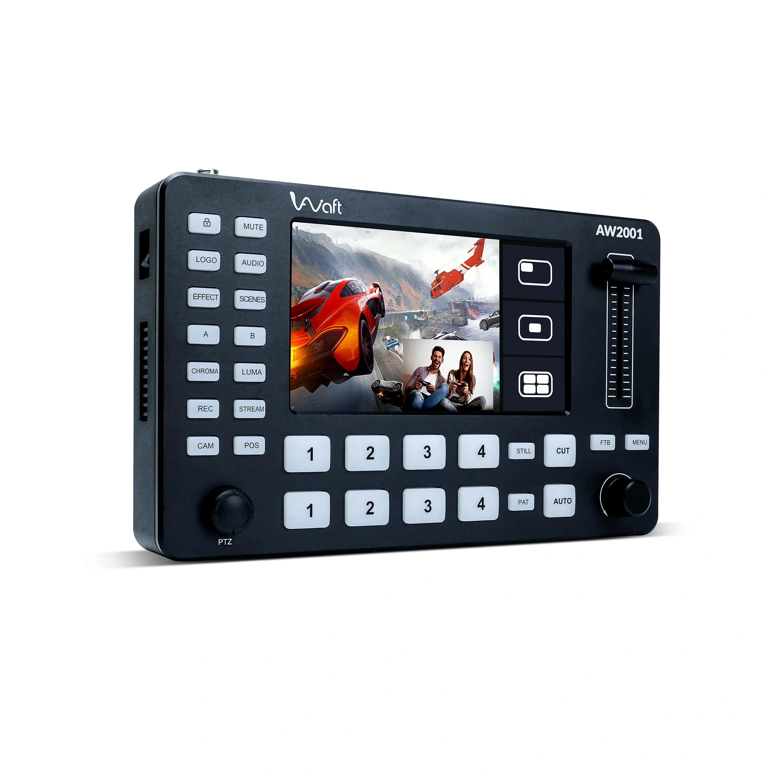 AIWaft C1 4-Channel HDMI Video Mixer front view with controls