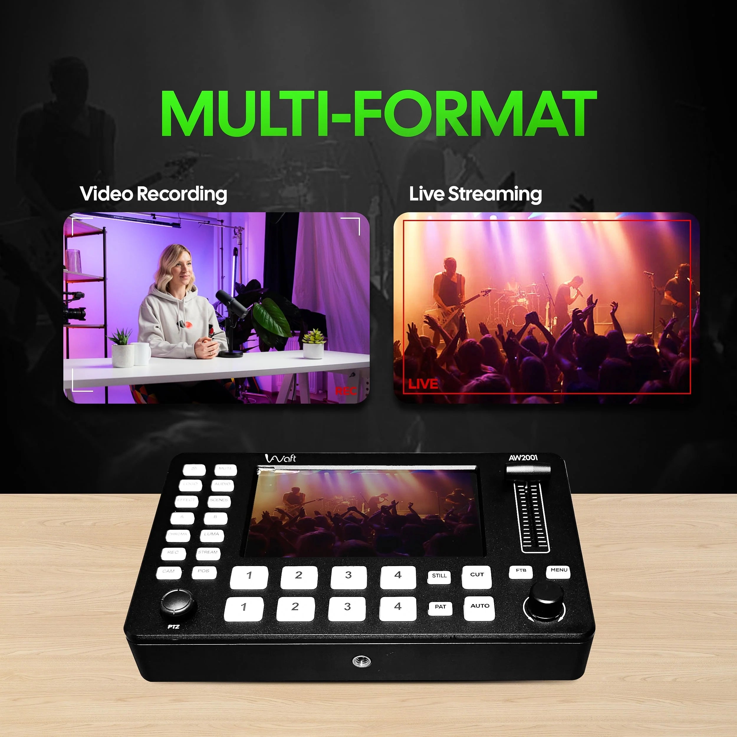 aiwaft c1 video mixer multi format
