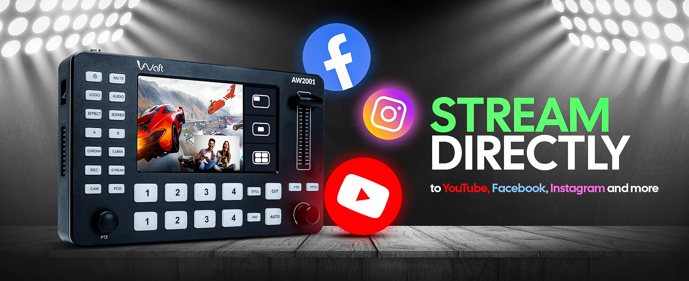 aiwaft c1 video mixer stream directly