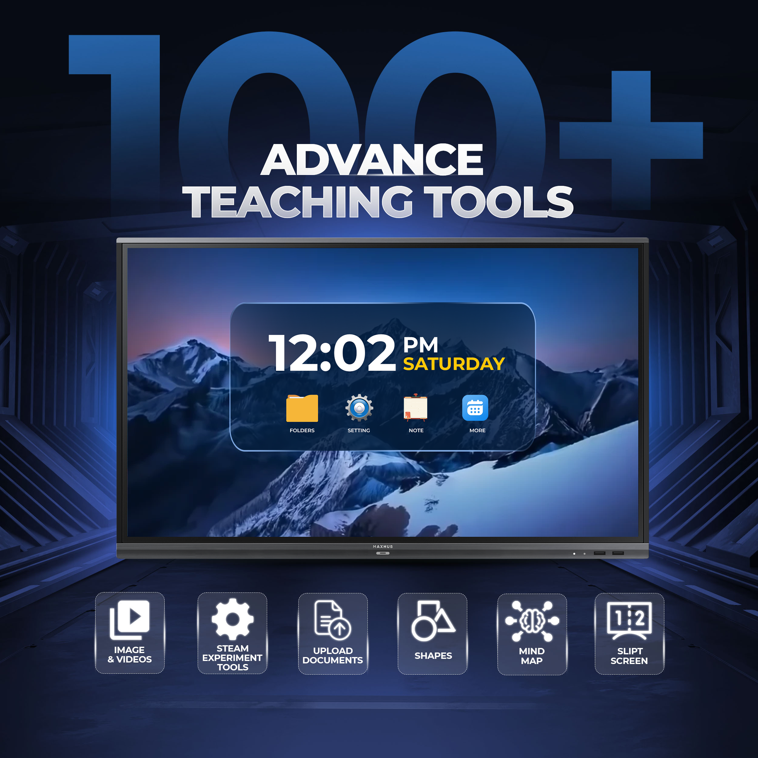maxhub digital board e21 series 100 plus advance teaching tools