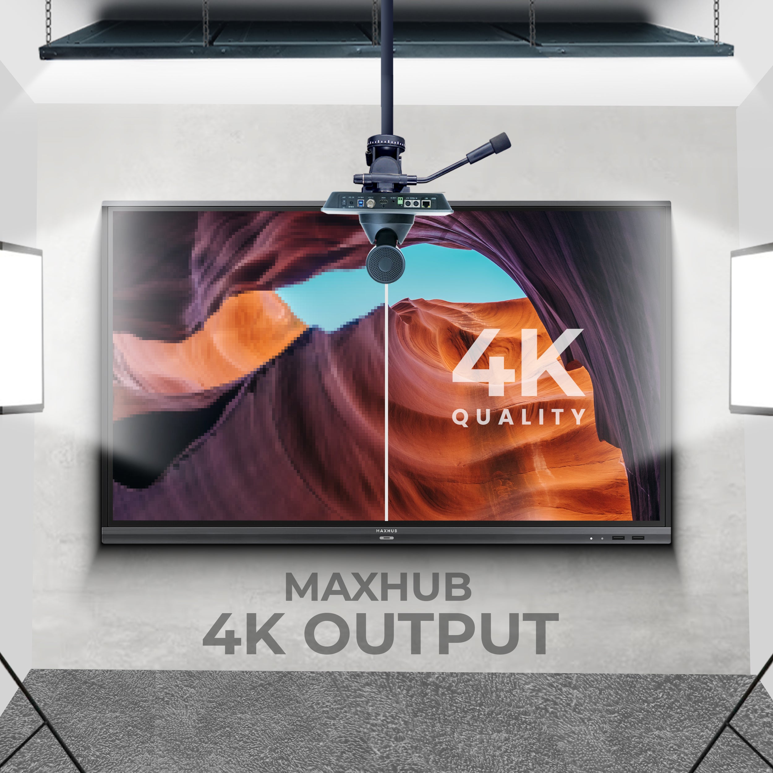 maxhub smart board e21 series 4k output