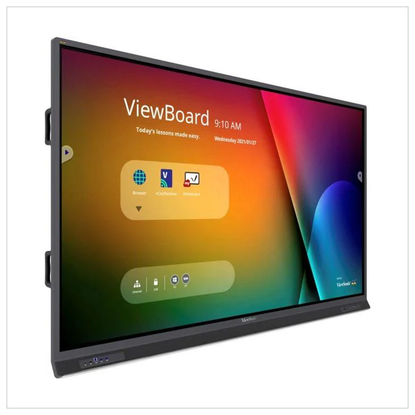 ViewSonic Interactive Flat Panel | 65" 4K Touch Enabled Viewboard | 65 Inch Interactive Display
